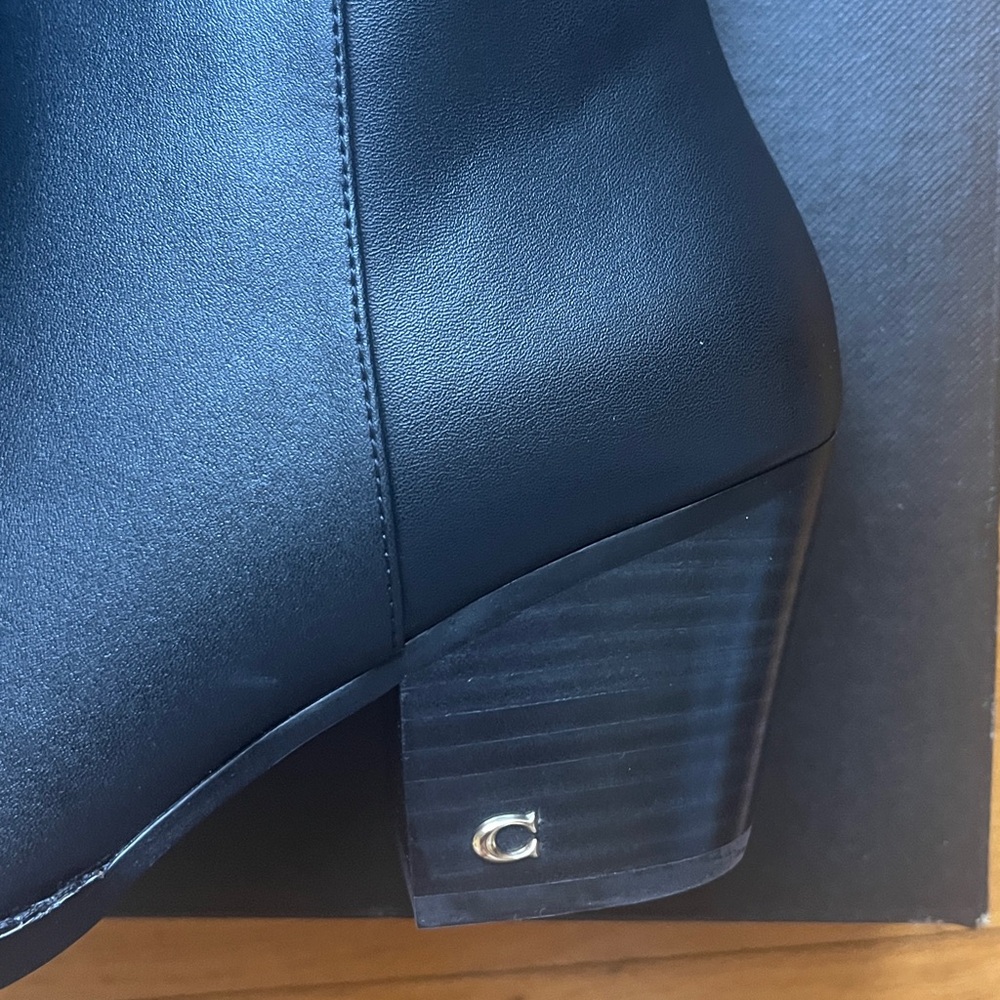 Coach Pacey Leather Bootie - Picture 6 of 11